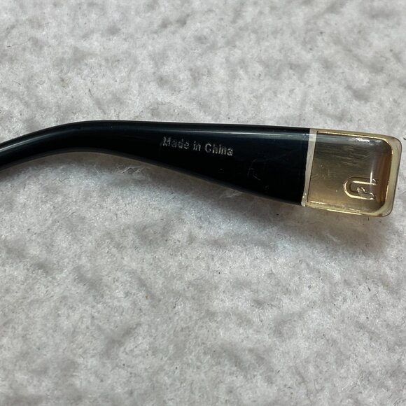 FURLA Eyeglasses Col.0301 Women Black Gold Metal Cat Eye 55-16-135 - Picture 7 of 14